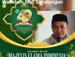 H. Chairul Anwar Hasibuan.S.Ag Ketua MUI Kecamatan Bandar Masilam Mengucapkan :