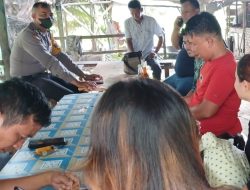 Penjual Miras di Pakter Tuak DIAN Nagori Purba Ganda Dirazia Personil Polsek Perdagangan