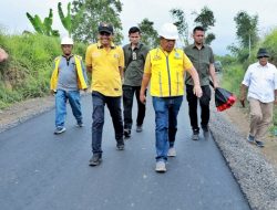 Bupati Simalungun Tinjau Penanganan Long Segment Jalan di Kecamatan Dolok Silou