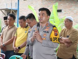 Kapolres Batu Bara melayat ke Rumah Duka Almarhum Wartawan