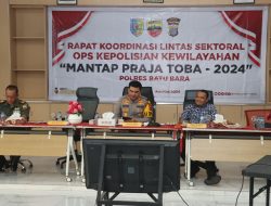 Polres Batu Bara Gelar Rakor Lintas Sektoral Mantap Praja Toba 2024