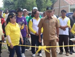 Giat Marharoan Bolon di Kecamatan Silimakuta di Rangkai Dengan Peresmian SPAM