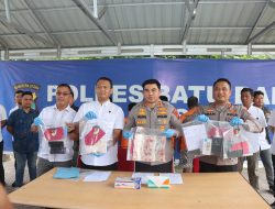 Polres Batu Bara Gelar Press Release Kasus Begal dan Curat