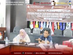 KPU Kabupaten Batu Bara : Tiga Paslon Peserta Pilkada Batu Bara tahun 2024