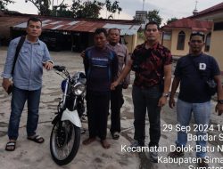 Pelaku Pencurian Sepeda Motor Ditangkap Polsek Serbelawan Setelah di Tawarkan di Facebook