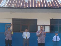 Polsek Indrapura Police Go To School di SD/SMP Swasta Advent Desa Simodong