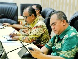 Plt Bupati Simalungun Hadiri Pertemuan Forkopimda Sumut Dengan Tim Desk Koordinasi Pilkada Serentak Dari Kemenko Polkam RI Secara Virtual