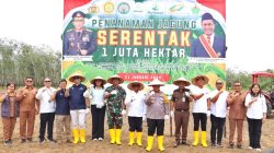 Wakil Bupati Simalungun hadiri penanaman Jagung serentak 1 juta Hektar di Kecamatan Gunung Malela