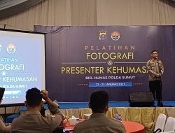 Kasi Humas Polres Batu Bara Dan Jajaran Ikuti Pelatihan Photografi Dan Presenter Kehumasan Polda Sumut