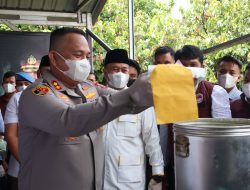 Polres Batu Bara Musnahkan Barang Bukti 10.091,19 gram Sabu dan 113 butir Pil Ekstasi
