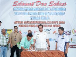 Bupati Batu Bara Hadiri Pelatihan Tenaga Kerja dan Penandatanganan MoU Dengan Beberapa Perusahaan Di Batu Bara Dan BLK