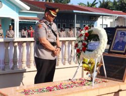 Kapolres Batu Bara Ziarah le Makam Brigjend Pol (Anumerta) Drs. H Syahrul Zainal