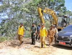 Kolaborasi Pemkab Simalungun dengan Kodim 0207/Sml Bangun Jalan Sepanjang 6,5 Km