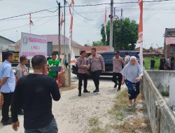 Kapolres Batu Bara Bersama Personil Melayat Kerumah Duka Almarhum Aiptu Fran Santoso