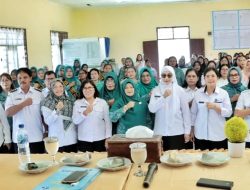 Kunjungan Kerja di Kecamatan Jawa Maraja Bah Jambi dan Tanah Jawa, Ketua TP PKK Simalungun Lakukan Pembinaan 10 Program Pokok PKK