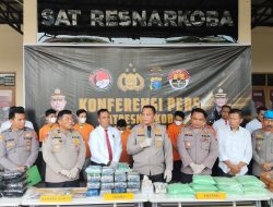 Satres Narkoba Polres Batu Bara Ringkus Dua Kurir Narkoba Warga Jakarta