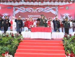 Upacara Penurunan Bendera HUT ke-80 Kemerdekaan RI Tahun 2025 di Kabupaten Simalungun Berjalan Khidmat dan Lancar