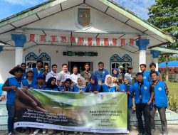 Mahasiswa Universitas Al-Azhar Bersama Pemerintah Desa Pematang Jering Tanam 100 Pohon Ketapang