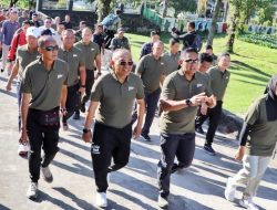 Jumat Berkah Jumat Sehat, Bupati Simalungun Ikuti Olahraga Bersama Forkopimda di Makorem 022/PT