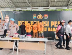 Polres Batu Bara Press Release Terduga Pelaku Penganiayaan Hingga Tewas