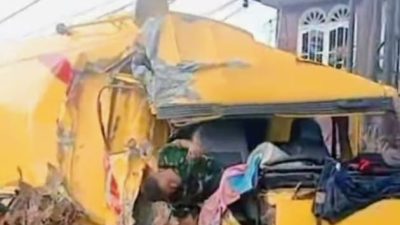 Lakalantas Beruntun di Jalinsum Medan-Kisaran KM 97-98 Simpang Bandar Tinggi