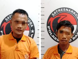 Satres Narkoba Polres Batu Bara Ringkus Dua Pria Terkait Sabu
