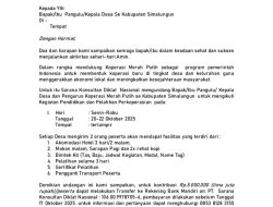 Aneh…!!! Diklat Koperasi Merah Putih di Simalungun, Kepala Dinas Koperasi Tidak Mengetahui