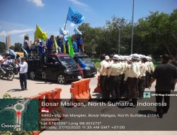 Satuan Pengamanan PT.KINRA Bersama TNI POLRI Berhasil Amankan Aksi Unjuk Rasa FC FSP KEP SPSI di KEK Sei Mangkei