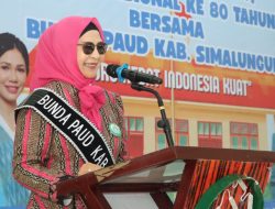 Hadiri Perayaan Hari Guru, Bunda PAUD Simalungun Ajak Bangun Generasi Sehat Cerdas Berkarakter Dan Berakhlak Mulia