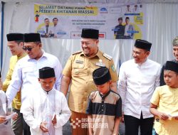 Bupati Batu Bara Hadiri Bakti Sosial Khitanan Massal dan Donor Darah di Desa Tanah Merah