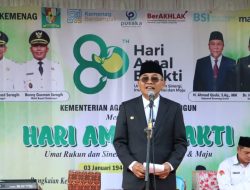 Hadiri Acara Resepsi Hari Amal Bakti Ke-80, Bupati Simalungun Harapkan Kemenag Tetap Menjadi Motor Kerukunan Umat Beragama