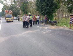 Respon Cepat Kecelakaan Maut di Tapian Dolok Kanit Gakkum dan Kapolsek Serbalawan Langsung Terjun Ke TKP