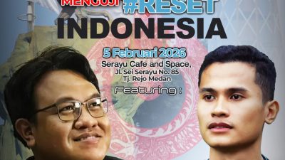 Indata Komunika Cemerlang: Diskusi Publik Reset Indonesia di Medan Hadirkan Langsung Dandhy Laksono