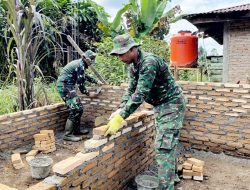 Satgas TMMD Ke-127 Kodim 0207/Simalungun Lanjutkan Pengerjaan RTLH Rumah Warga di Nagori Bahapal