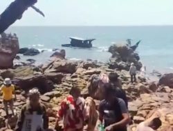Kapal Wisata Karam di Perairan Pulau Salah Nama Batu Bara