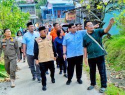 Tinjau Lokasi Bencana Angin Puting Beliung di Kecamatan Gunung Maligas: Bupati Simalungun Salurkan Bantuan
