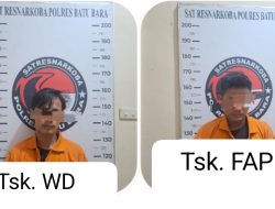 Satres Narkoba Polres Batu Bara Amankan Dua Pria Dalam Satu Malam