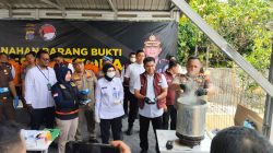 Polres Batu Bara Musnahkan Barang Bukti Narkoba