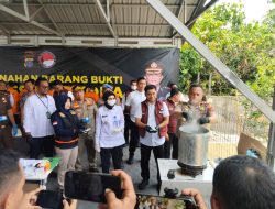 Polres Batu Bara Musnahkan Barang Bukti Narkoba