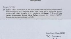 Diduga Gunakan Plat Palsu, Oknum Anggota DPRD Batu Bara ke Polisi dan Badan Kehormatan