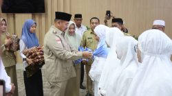 Bupati Batu Bara Tepung Tawari Pelepasan Jemaah Yang Akan Menunaikan Ibadah Haji