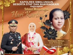 Peringati Hari Kartini Kapolres Simalungun dan Bhayangkari Dukung Perempuan Berdaya Menuju Indonesia Emas 2045