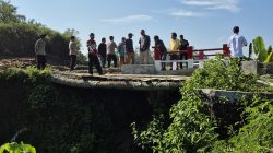 Dengan Adanya Bangunan Jembatan Merah Putih Di Jorlang Hataran Pagar Batu, Kapolres Simalungun Meninjau Dilokasi