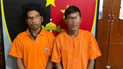 Polsek Air Putih Tangkap Dua Pria Diduga Pelaku Pencurian Disekolah