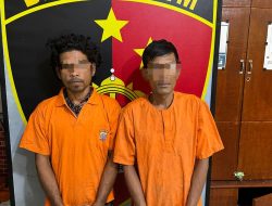 Polsek Air Putih Tangkap Dua Pria Diduga Pelaku Pencurian Disekolah