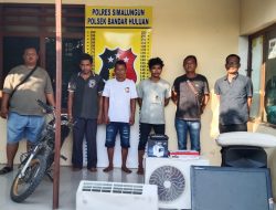 Tiga Pelaku Pencurian Dengan Pemberatan  Diringkus Polsek Bandar Huluan