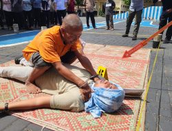 18 Adegan Diperagakan Dalam Rekonstruksi Pembunuhan di Hotel Sorake‎