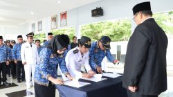 45 Pejabat Administrator dan Pengawas di Lingkungan Pemkab Simalungun Dilantik