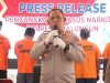 Polres Simalungun Catat 74 Kasus Dan 91 Tersangka Pidana Narkotika Kwartal I Januari Sampai April 2026