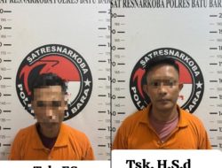 Satres Narkoba Polres Batu Bara Ungkap Kasus Peredaran Narkotika, Empat Tersangka Diamankan